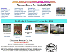 Tablet Screenshot of fenceinc.com